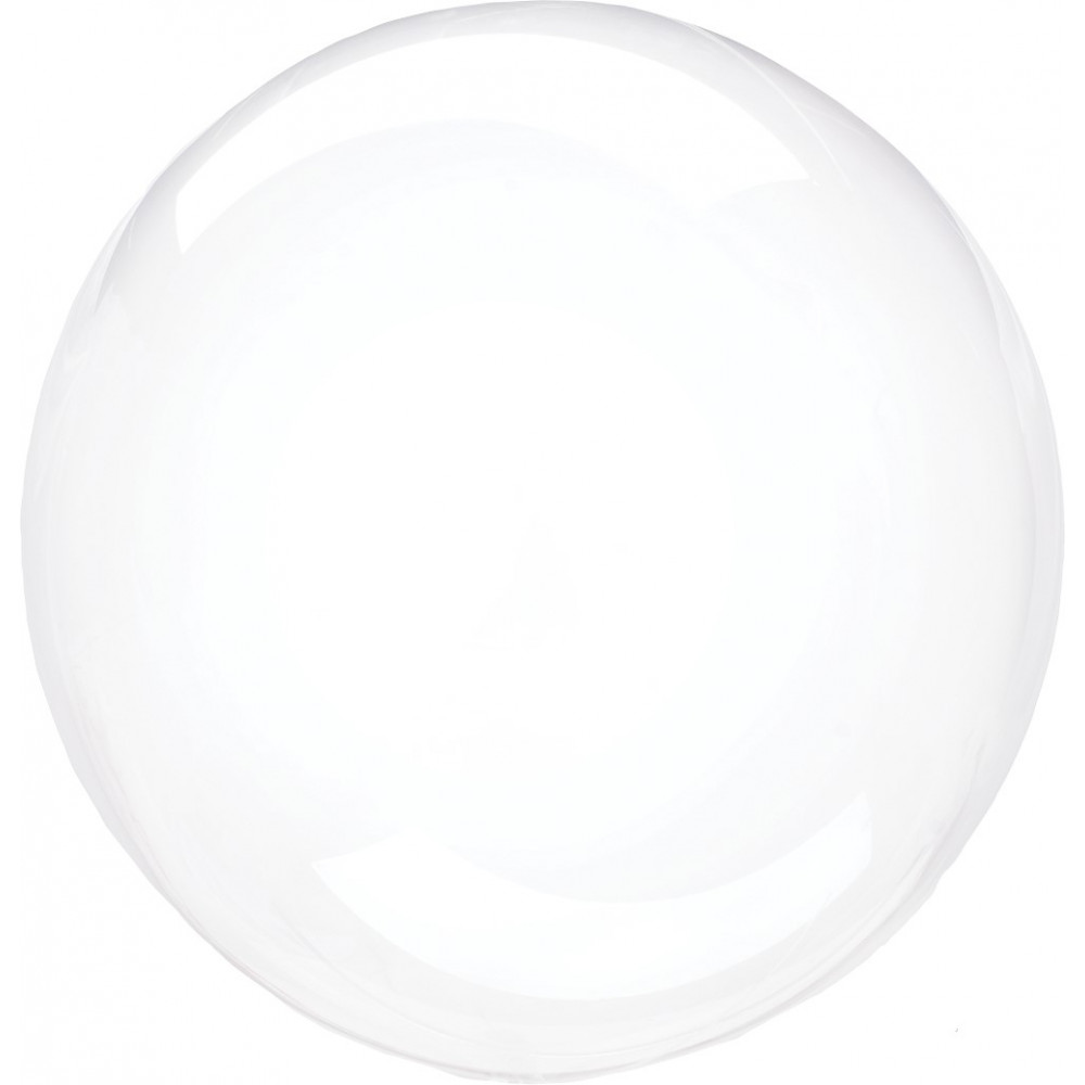 Шар (36''/91 см) Deco Bubble, Прозрачный, Кристалл Шар (36''/91 см) Deco Bubble, Прозрачный, Кристалл