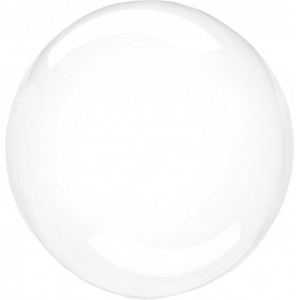Шар (36''/91 см) Deco Bubble, Прозрачный, Кристалл